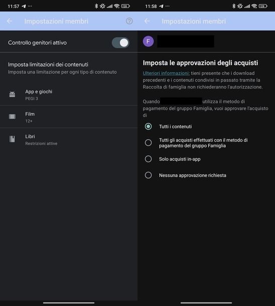 Applicare limitazioni Google Play Store