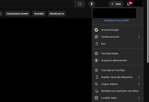 Togliere traduzione automatica titoli YouTube Web