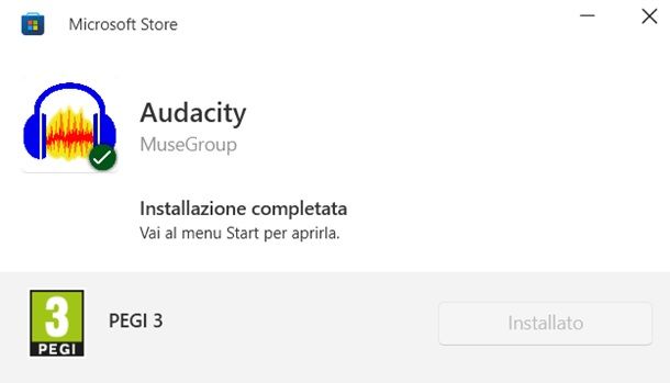 Come installare Audacity
