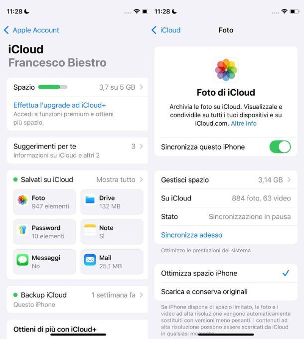 icloud sinc