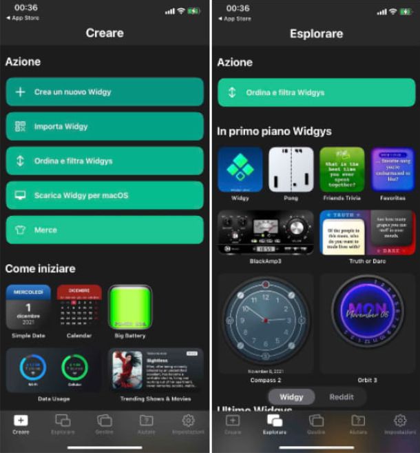 Altre app per widget iPhone