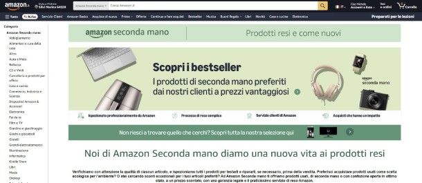 Amazon Seconda Mano