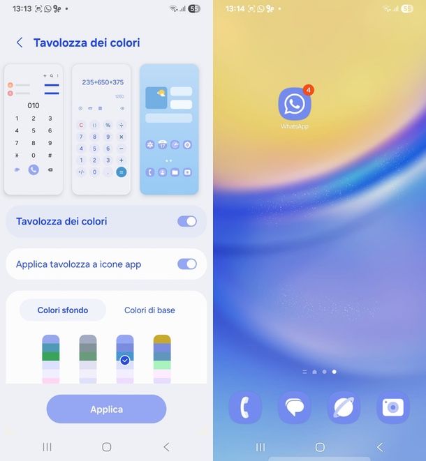 Cambiare icona WhatsApp Samsung