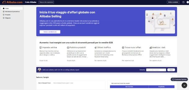 Vendere su Alibaba