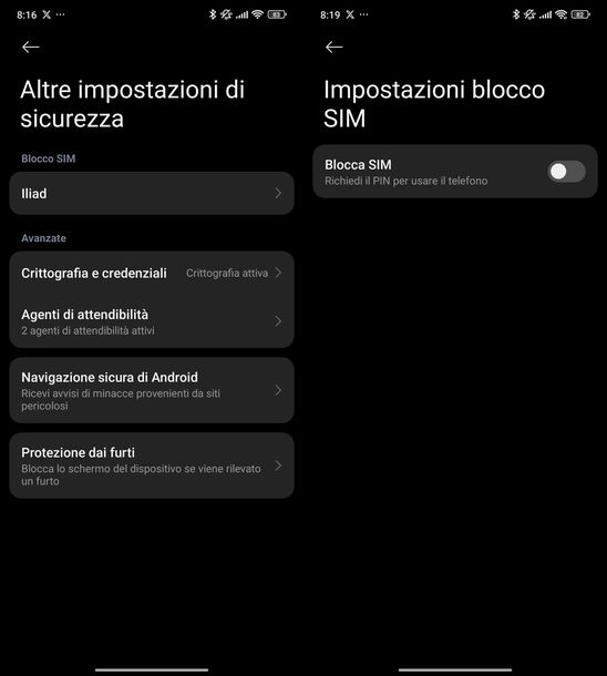 Togliere PIN SIM Xiaomi