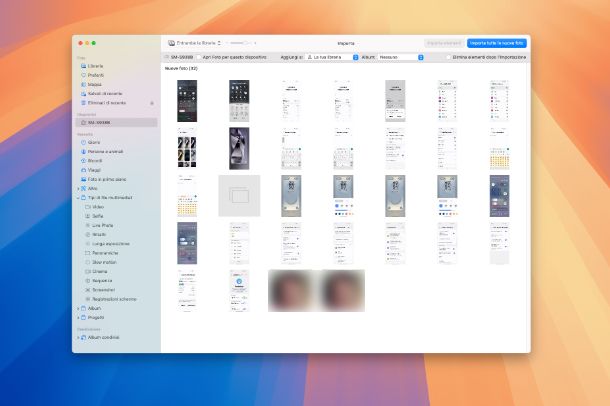 Come scaricare foto da cellulare Samsung a Mac