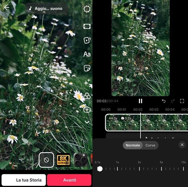 Come fare lo slow motion con TikTok