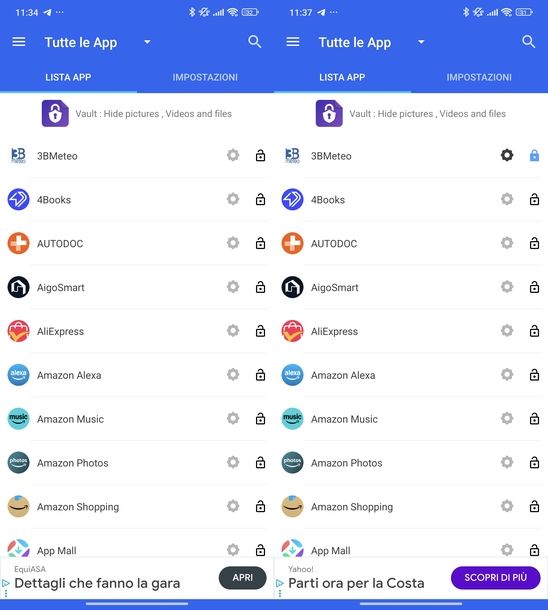 Bloccare app AppLock
