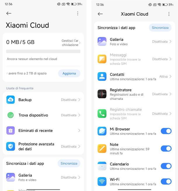 Cloud Xiaomi