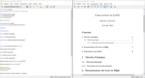 TeXWorks editor