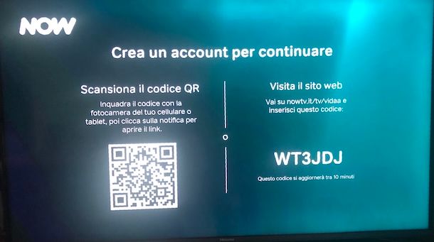 App NOW per Smart TV