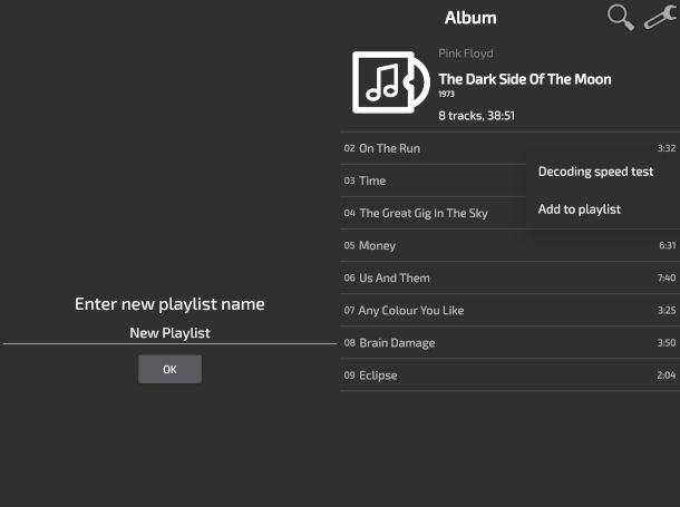 schermate app foobar2000