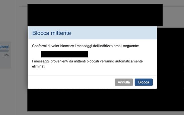 Bloccare email da indirizzo Libero Web