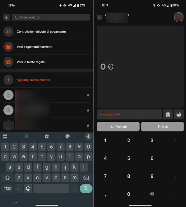 Inviare denaro con Satispay