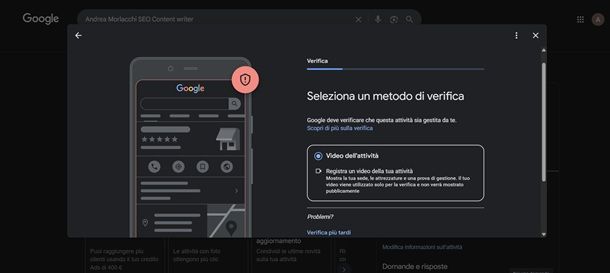 verifica google