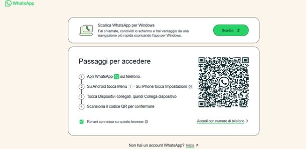 Come usare WhatsApp Web