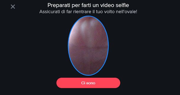Verifica profilo Tinder