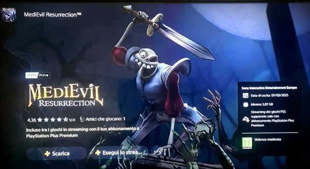Giochi PSP streaming PS4 e PS5