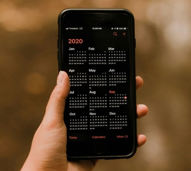 Calendario iPhone