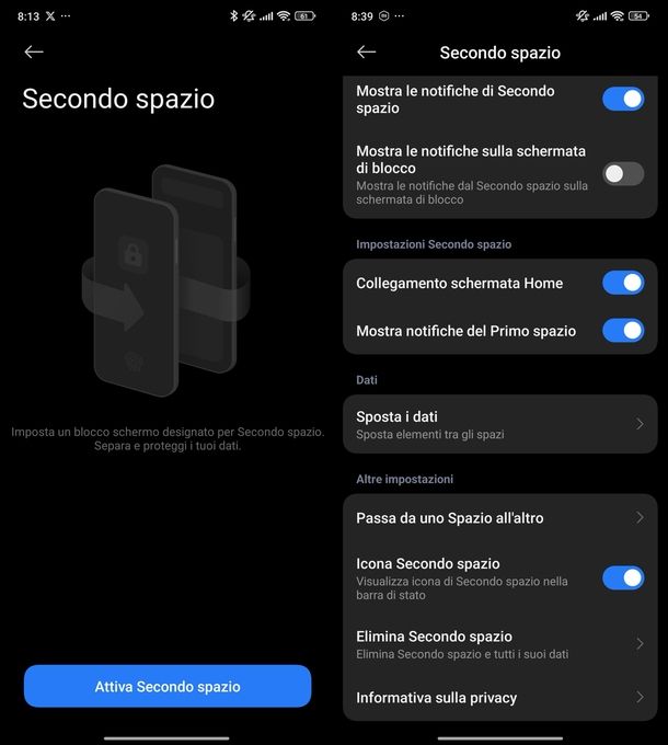 Secondo spazio Xiaomi