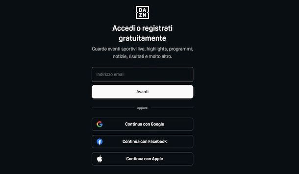 Come funziona DAZN gratis
