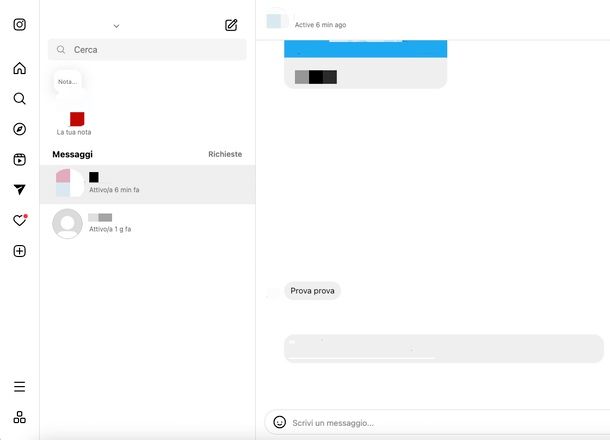come vedere messaggi Instagram PC