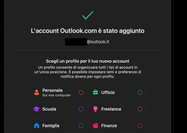 Cambiare indirizzo email Outlook macOS