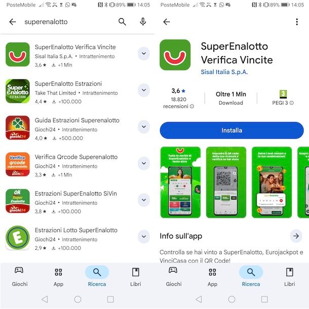 SuperEnalotto Verifica Vincite