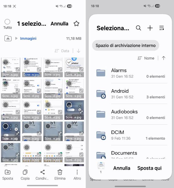 Come scaricare foto da cellulare Samsung a chiavetta