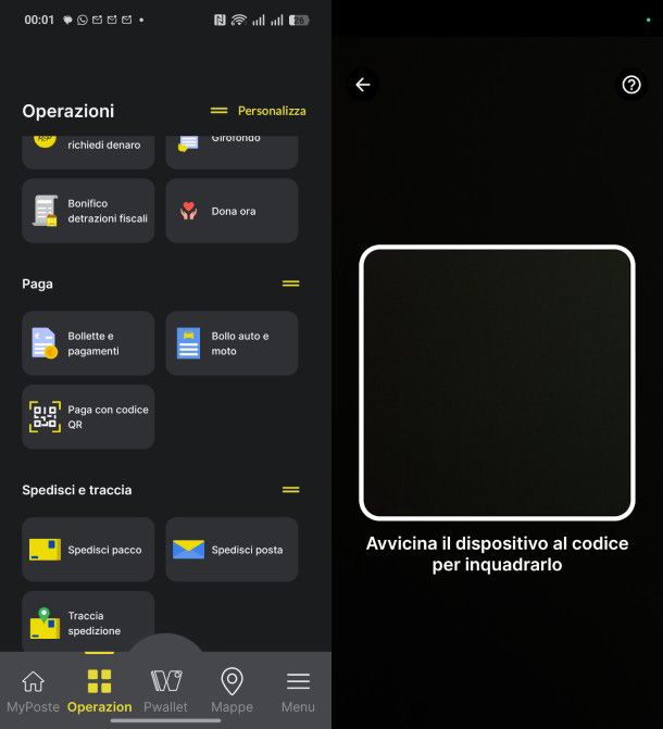 App Poste Italiane