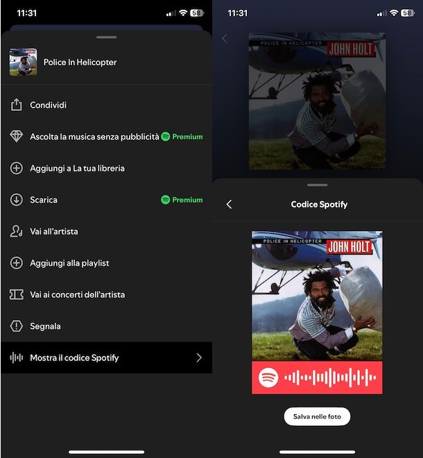Stampare Spotify Codes