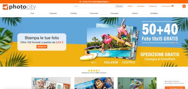 home page sito Photocity