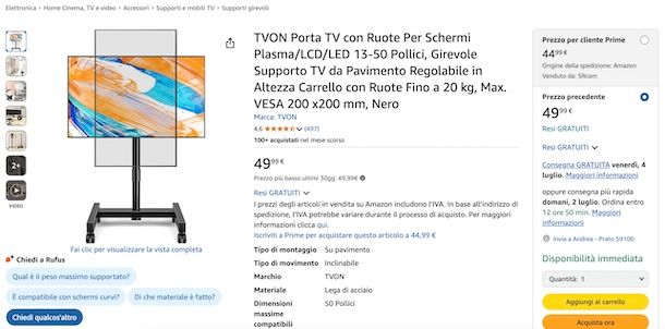 Spedizione gratuita su Amazon