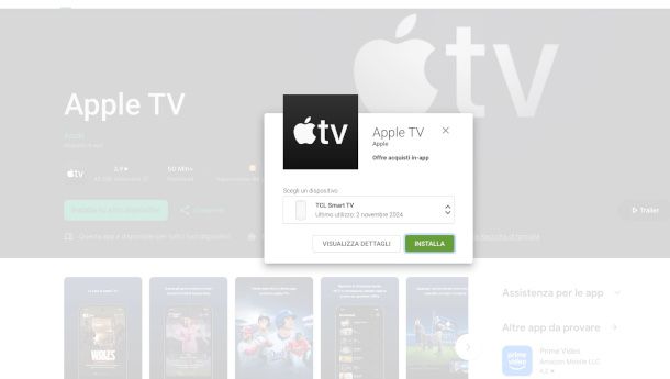 download app Apple TV per Smart TV Android