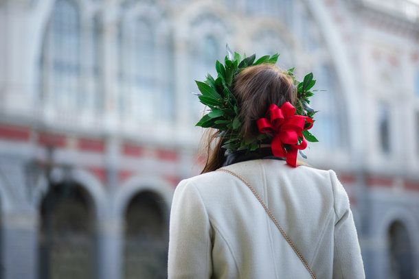 Corona d'alloro per la laurea