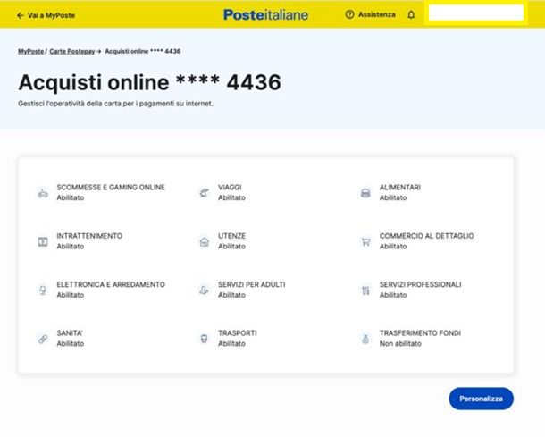 acquisti online postepay-