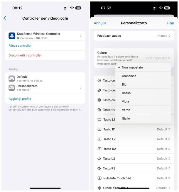 Come collegare il controller PS5 al telefono