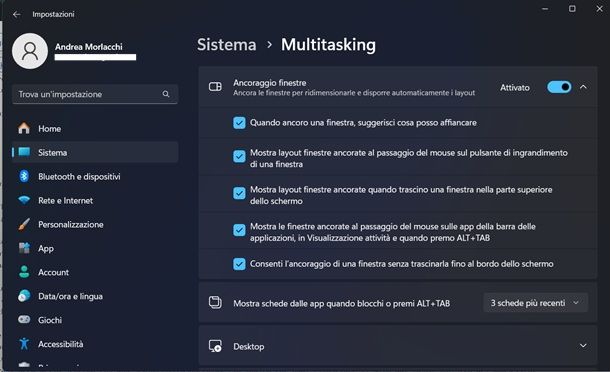doppio schermo windows 11