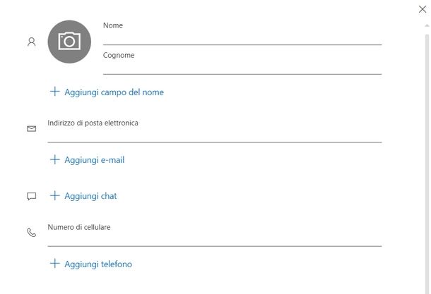 Salvare contatti Google Microsoft Outlook