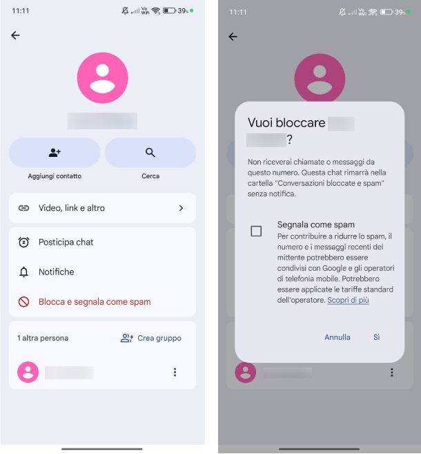 Come bloccare messaggi indesiderati sul cellulare Android
