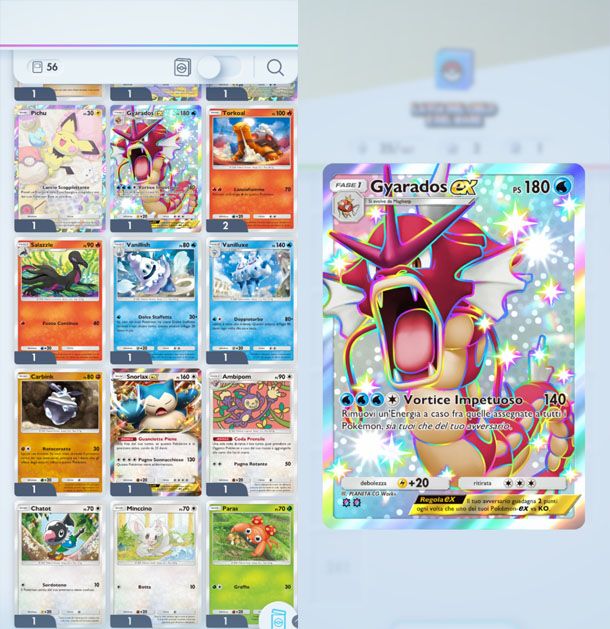 Carte EX Pokémon Pocket