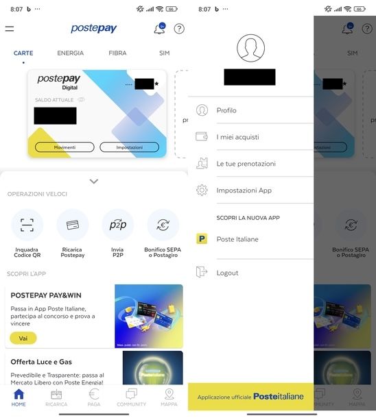App Postepay Android