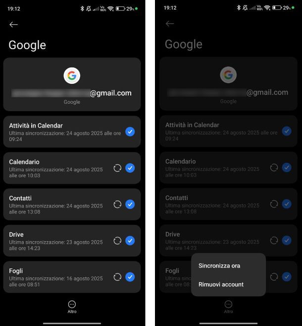 Come cancellare account Google da Xiaomi