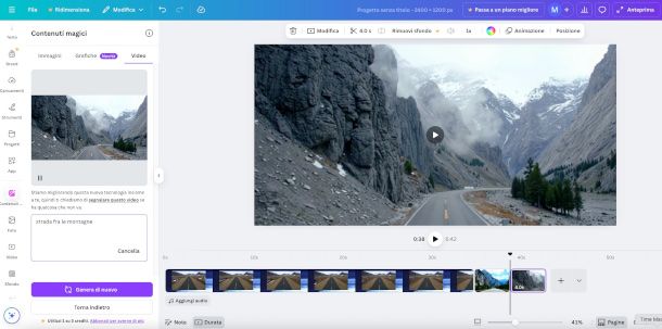 creazione video IA su Canva