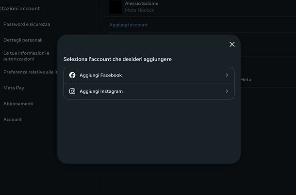Seguire amici Facebook su Instagram Web