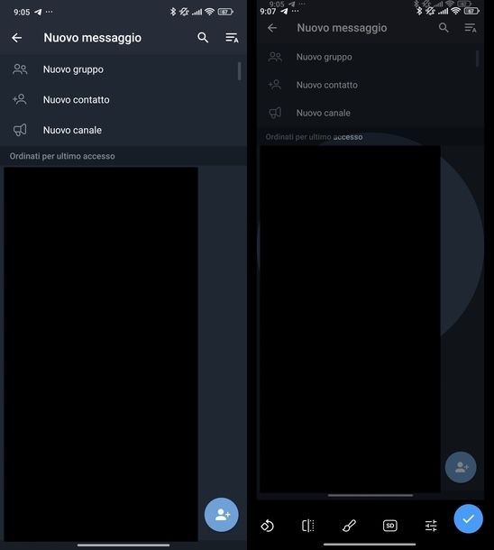 Creare canale Telegram Android