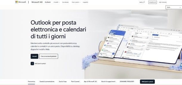 Creazione email Outlook