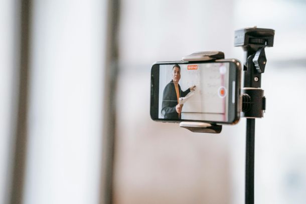 registrazione video didattico con smartphone