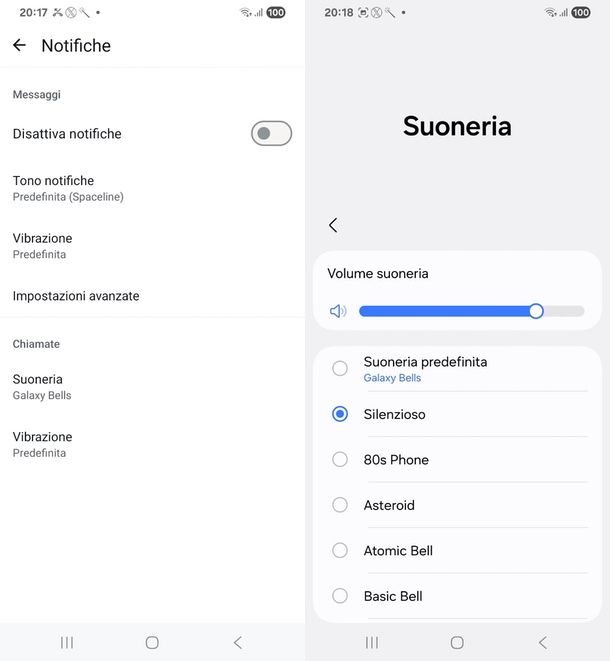 Come silenziare chiamate WhatsApp Android