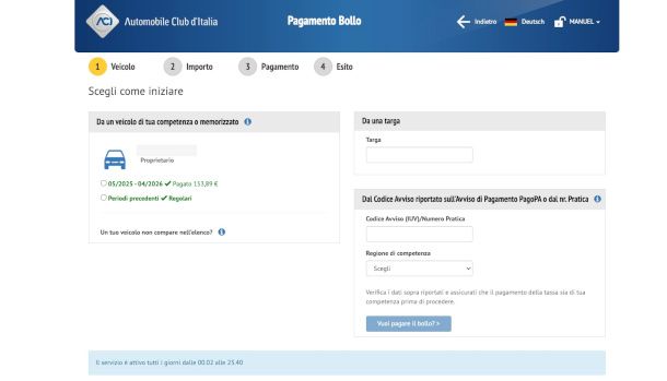 interfaccia Bollenet ACI